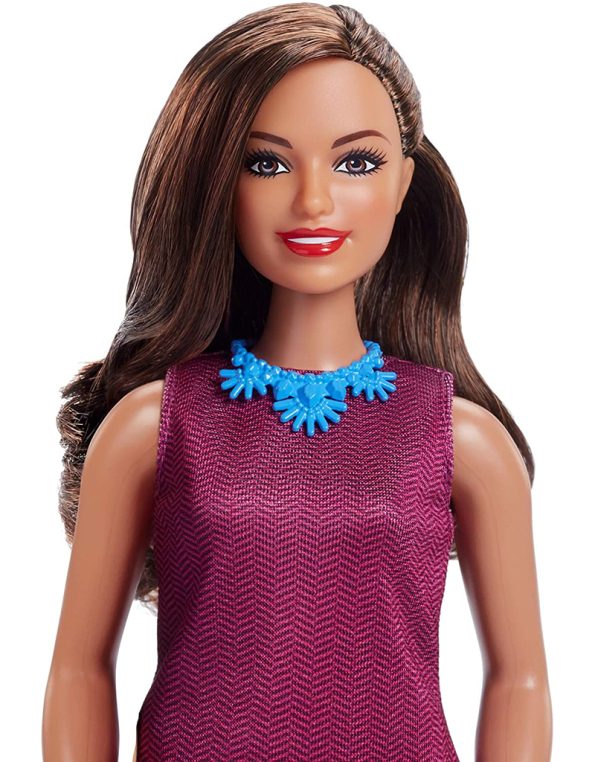 Barbie News Anchor Doll, Brunette Curvy Doll with Microphone (3)
