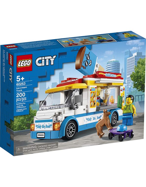 LEGO City Ice-Cream Truck 60253, Cool Building Set for Kids, New 2020 (200 Pieces) (1)