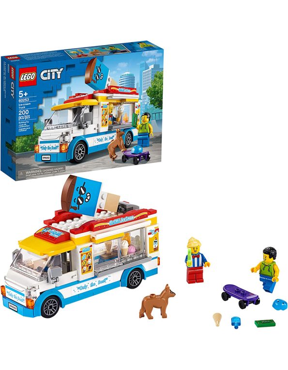 LEGO City Ice-Cream Truck 60253, Cool Building Set for Kids, New 2020 (200 Pieces) (2)