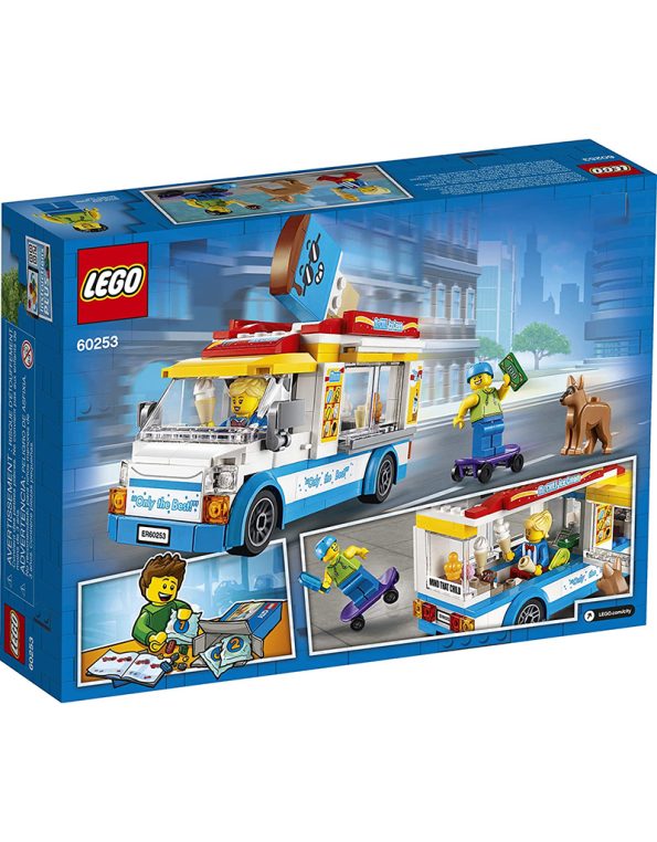 LEGO City Ice-Cream Truck 60253, Cool Building Set for Kids, New 2020 (200 Pieces) (6)