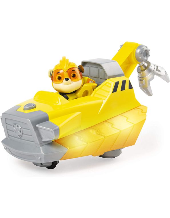 Paw Patrol, Mighty Pups Charged Up Rubble’s Deluxe Vehicle with Lights and Sounds (2)