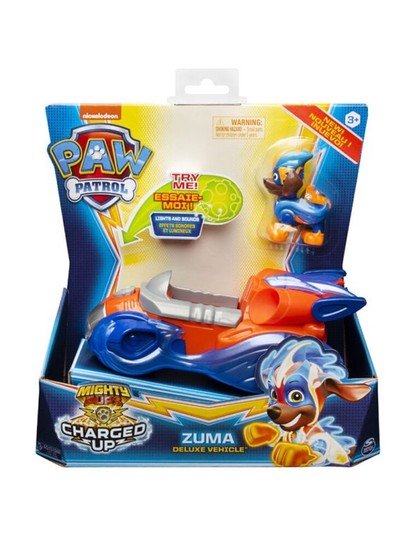 Paw Patrol Mighty Pups Charged Up Zuma Deluxe Vehicle (1)