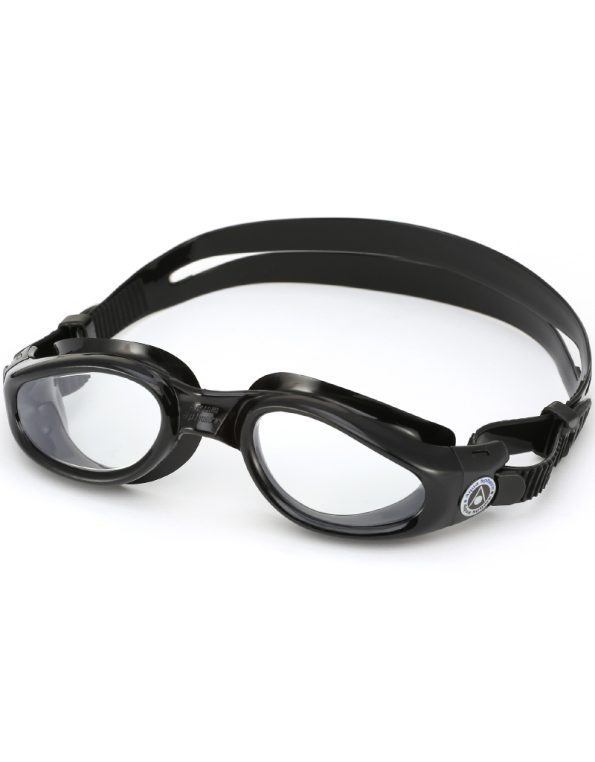 Aqua Sphere KAIMAN Swimming Goggles Clear L Black (1)