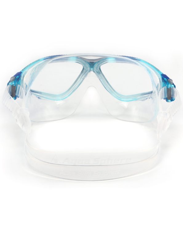 Aqua Sphere VISTA Swimming Mask Clear Turquoise Blue (3)