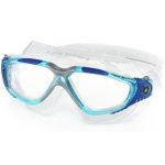 Aqua Sphere VISTA Swimming Mask Clear Turquoise Blue (1)