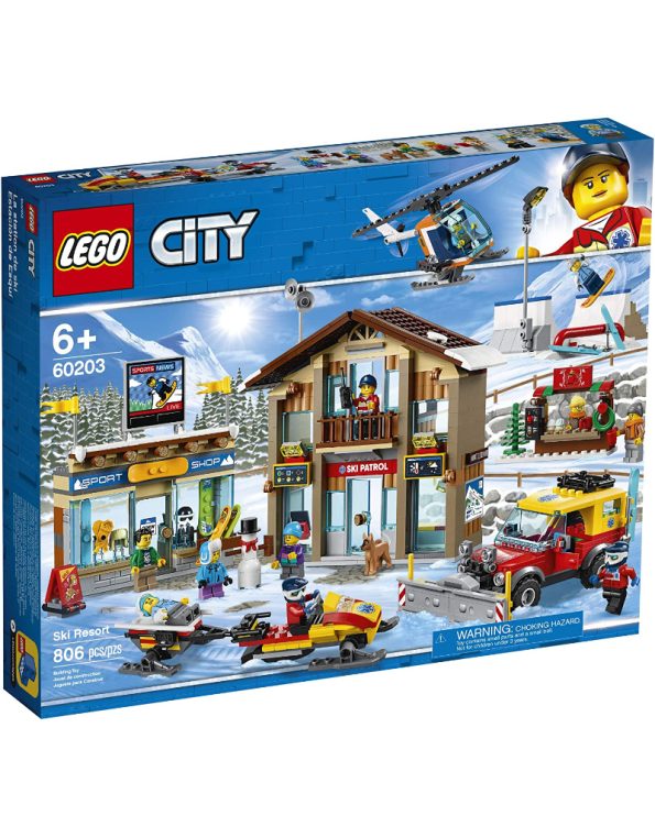 LEGO City Ski Resort 60203 Building Kit Snow Toy for Kids (806 Pieces) (1)