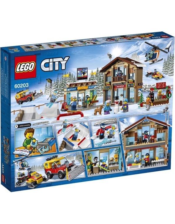 LEGO City Ski Resort 60203 Building Kit Snow Toy for Kids (806 Pieces) (2)