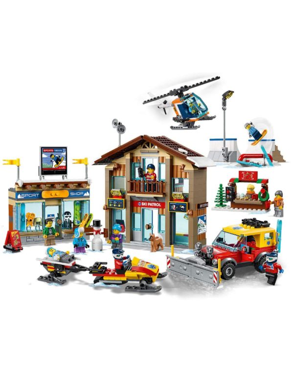 LEGO City Ski Resort 60203 Building Kit Snow Toy for Kids (806 Pieces) (4)