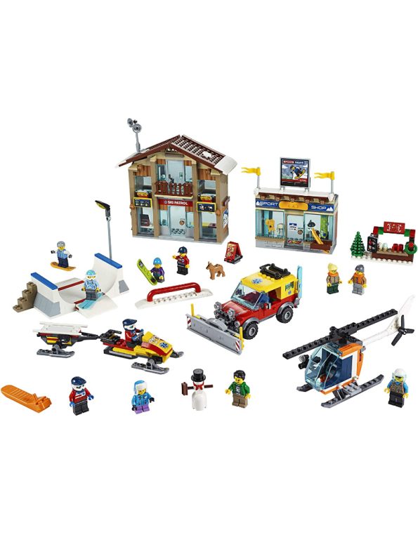 LEGO City Ski Resort 60203 Building Kit Snow Toy for Kids (806 Pieces) (6)